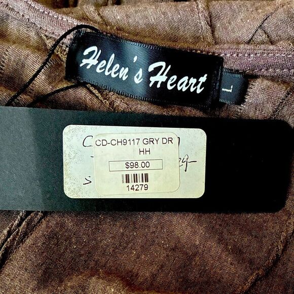 Helen’s Heart Elegant Brown Maxi Dress Size L - Picture 4 of 8